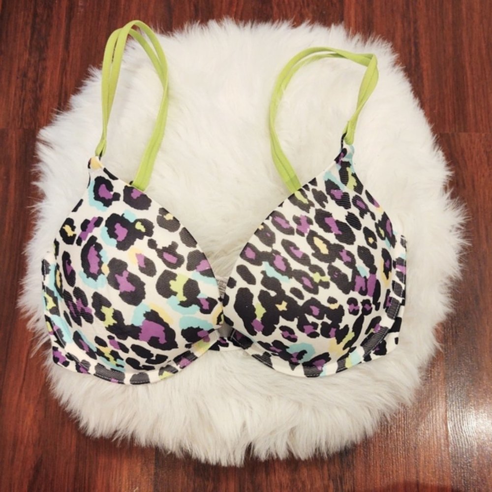 Victoria's Secret Push Up Bra Leopard